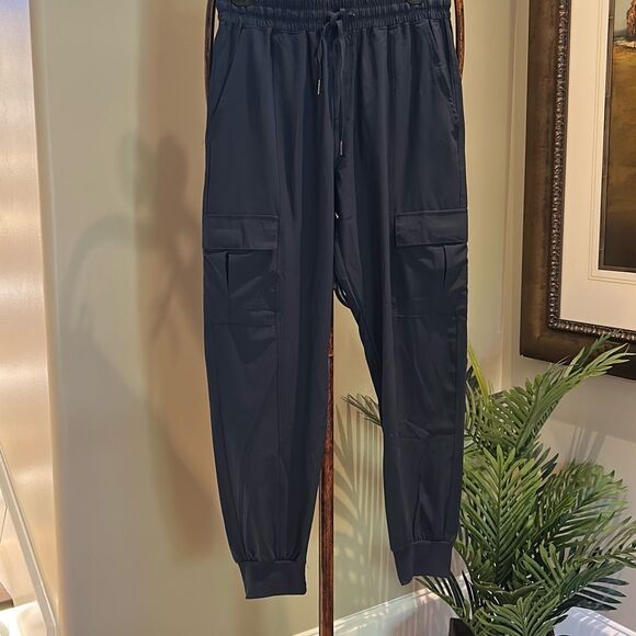 IBIN Navy Lightweight Cargo Joggers - Picture 1 of 7